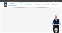 Desktop Screenshot of markafeldmanlawfirm.com